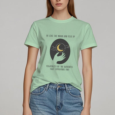 Olivenorma – T-Shirt „Sei wie der Mond“