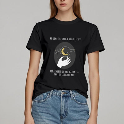 Olivenorma – T-Shirt „Sei wie der Mond“