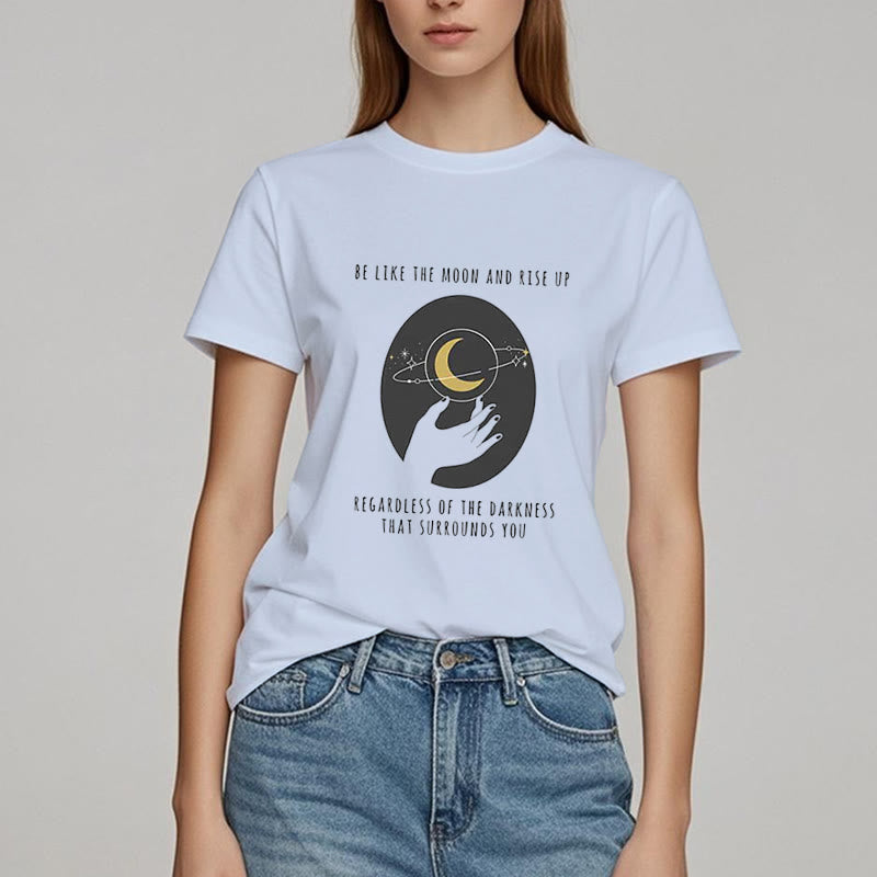 Olivenorma – T-Shirt „Sei wie der Mond“