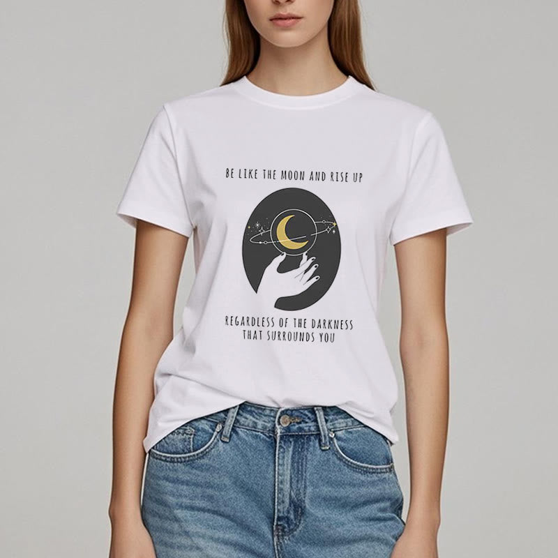 Olivenorma – T-Shirt „Sei wie der Mond“