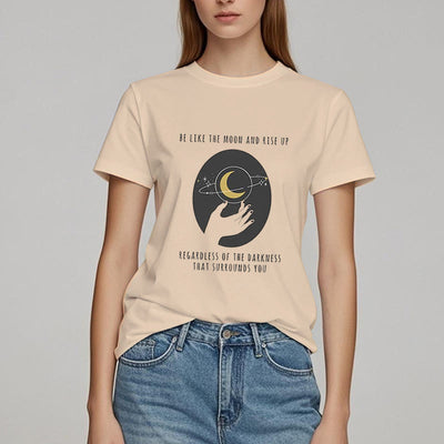 Olivenorma – T-Shirt „Sei wie der Mond“