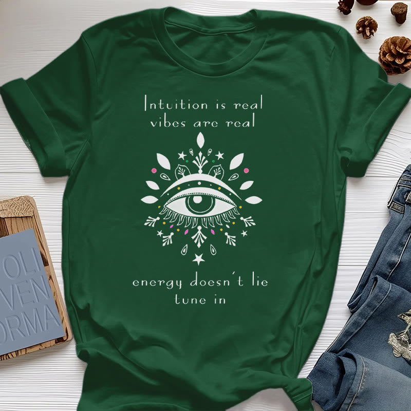 Olivenorma Intuition Böser Blick Design T-Shirt
