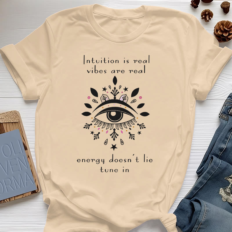 Olivenorma Intuition Böser Blick Design T-Shirt