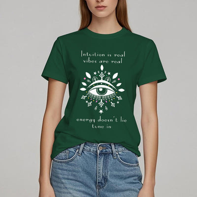Olivenorma Intuition Böser Blick Design T-Shirt
