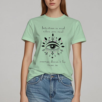 Olivenorma Intuition Böser Blick Design T-Shirt
