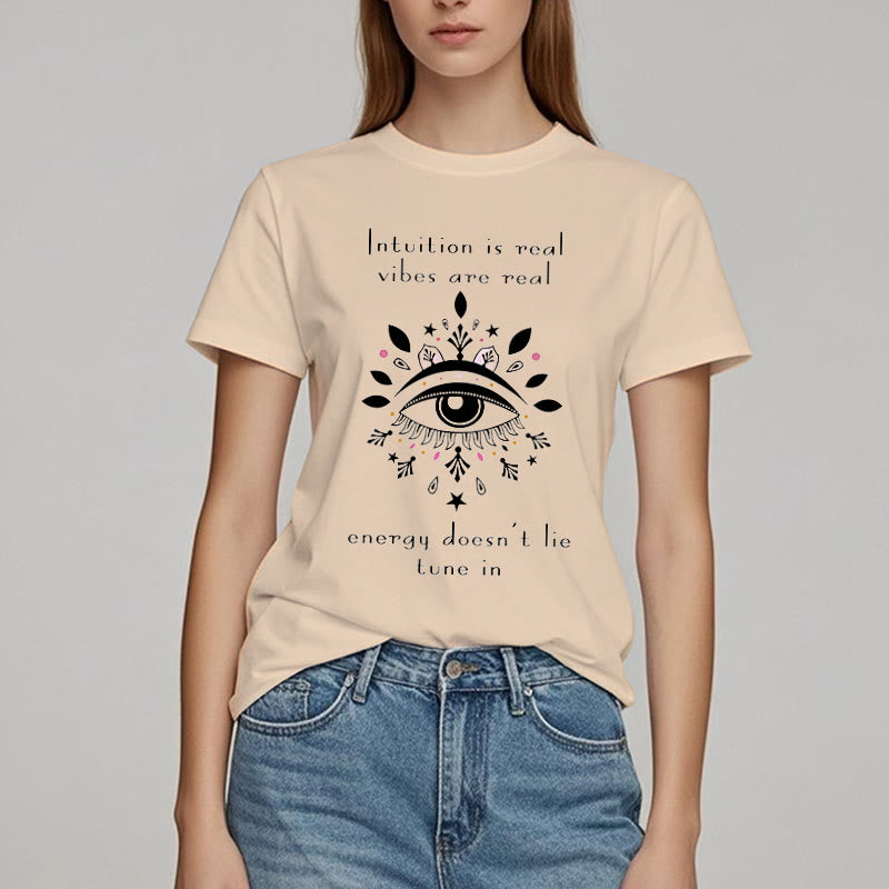 Olivenorma Intuition Böser Blick Design T-Shirt