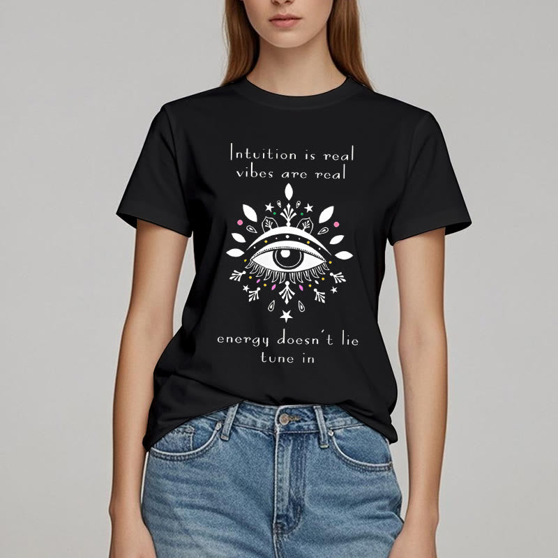 Olivenorma Intuition Böser Blick Design T-Shirt