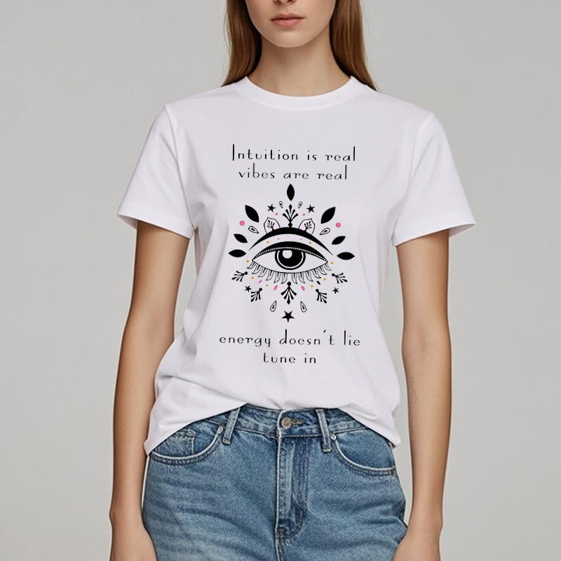 Olivenorma Intuition Böser Blick Design T-Shirt