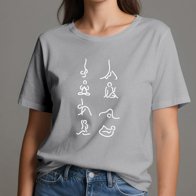 Olivenorma Yoga Meditationsbewegungen T-Shirt