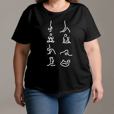 Olivenorma Yoga Meditationsbewegungen T-Shirt