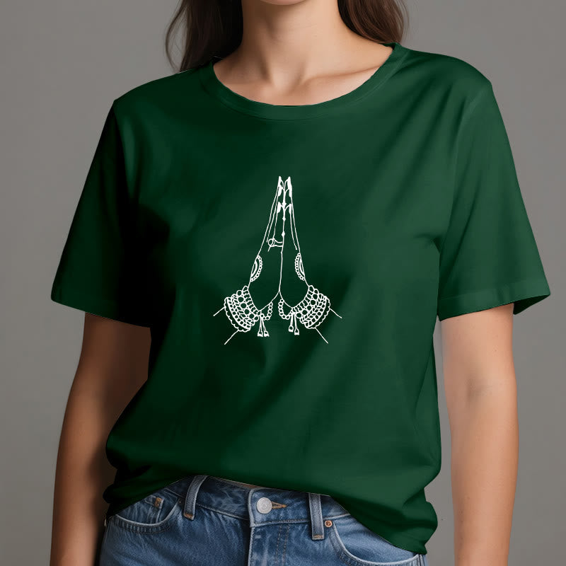 Olivenorma Meditation Namaste Yoga T-Shirt