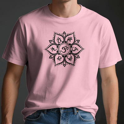 Olivenorma Sieben Chakra-Symbole T-Shirt