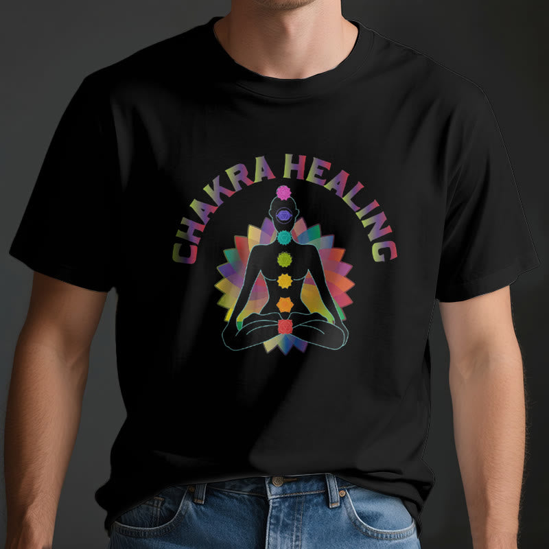 Olivenorma Chakra Heilung Reiki Yoga Meditation T-Shirt
