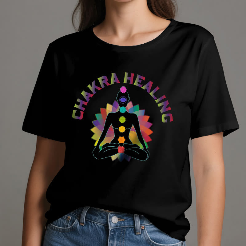 Olivenorma Chakra Heilung Reiki Yoga Meditation T-Shirt