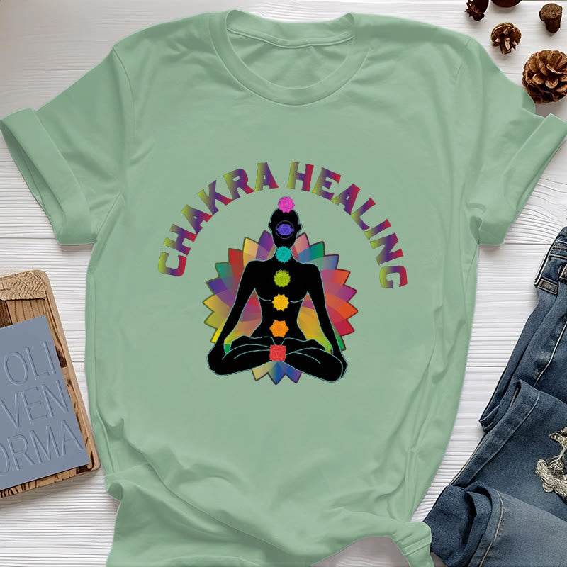 Olivenorma Chakra Heilung Reiki Yoga Meditation T-Shirt