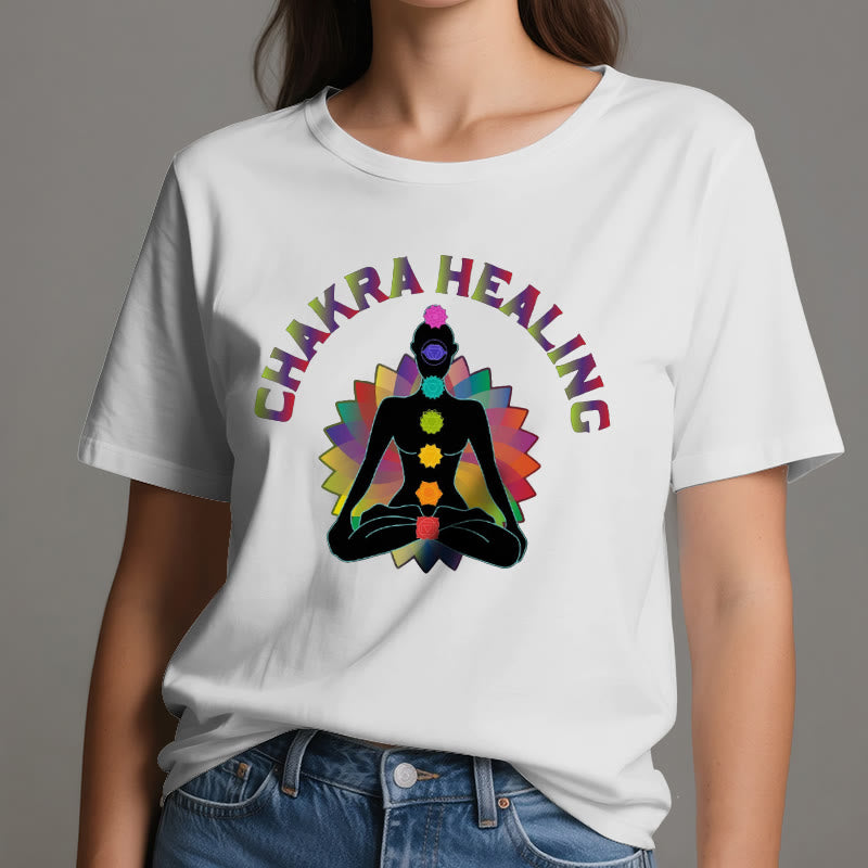 Olivenorma Chakra Heilung Reiki Yoga Meditation T-Shirt