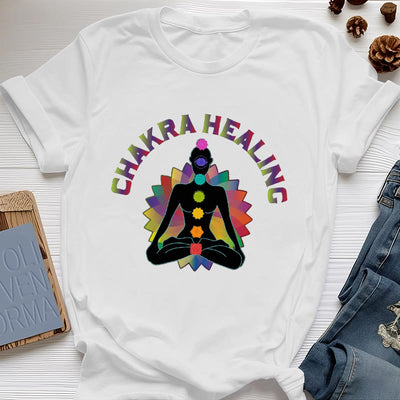Olivenorma Chakra Heilung Reiki Yoga Meditation T-Shirt