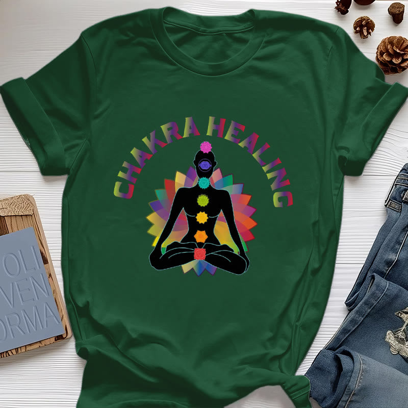 Olivenorma Chakra Heilung Reiki Yoga Meditation T-Shirt