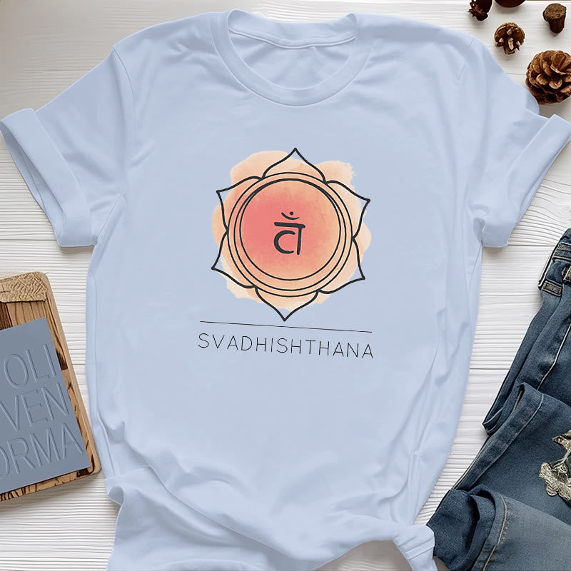 Olivenorma Orange Sakralchakra Yoga T-Shirt