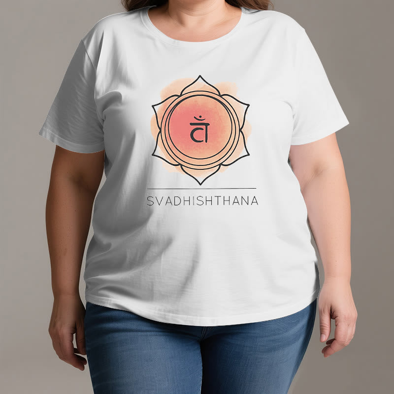 Olivenorma Orange Sakralchakra Yoga T-Shirt