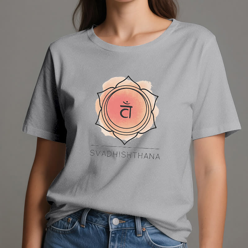 Olivenorma Orange Sakralchakra Yoga T-Shirt