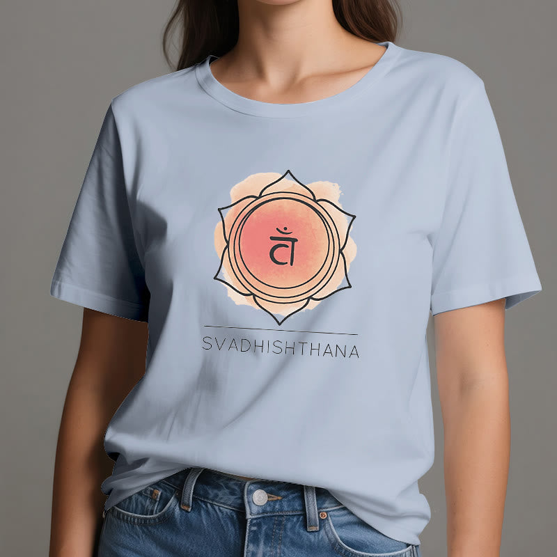 Olivenorma Orange Sakralchakra Yoga T-Shirt