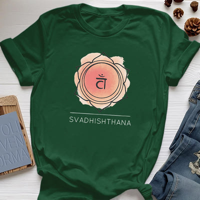 Olivenorma Orange Sakralchakra Yoga T-Shirt