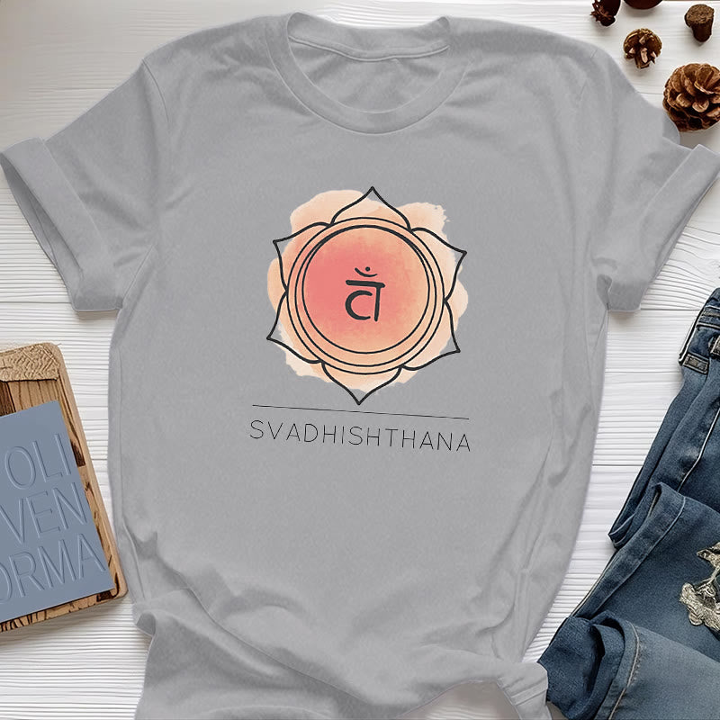 Olivenorma Orange Sakralchakra Yoga T-Shirt