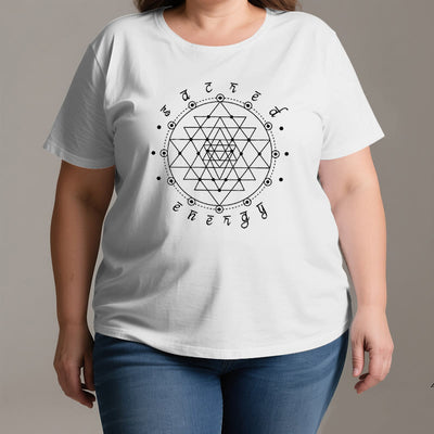 Olivenorma Heilige Energie Sri Yantra Spirituelles T-Shirt
