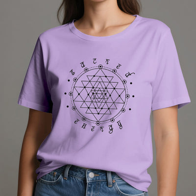 Olivenorma Heilige Energie Sri Yantra Spirituelles T-Shirt