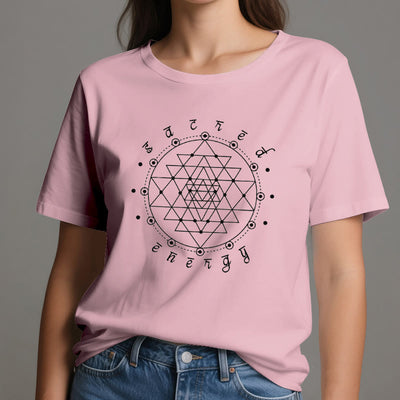 Olivenorma Heilige Energie Sri Yantra Spirituelles T-Shirt