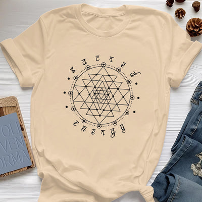 Olivenorma Heilige Energie Sri Yantra Spirituelles T-Shirt