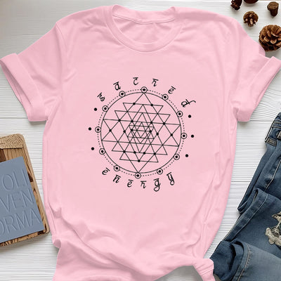 Olivenorma Heilige Energie Sri Yantra Spirituelles T-Shirt