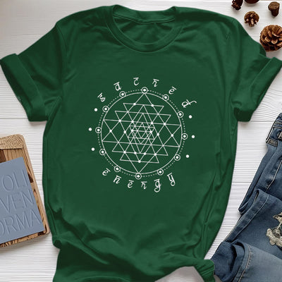 Olivenorma Heilige Energie Sri Yantra Spirituelles T-Shirt