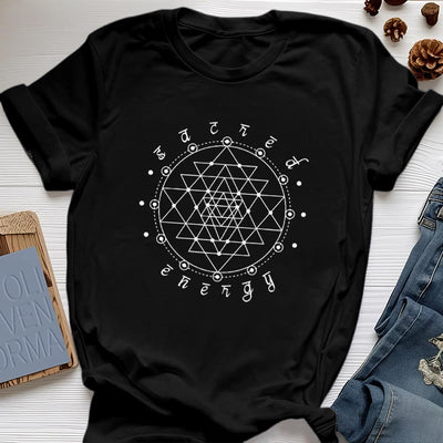 Olivenorma Heilige Energie Sri Yantra Spirituelles T-Shirt