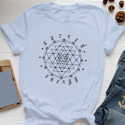 Olivenorma Heilige Energie Sri Yantra Spirituelles T-Shirt