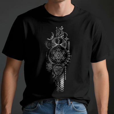 Olivenorma Blume des Lebens Heilige Geometrie T-Shirt