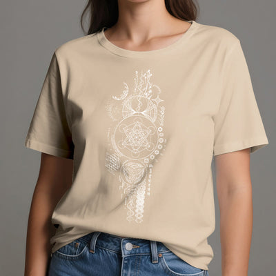 Olivenorma Blume des Lebens Heilige Geometrie T-Shirt