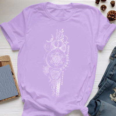 Olivenorma Blume des Lebens Heilige Geometrie T-Shirt