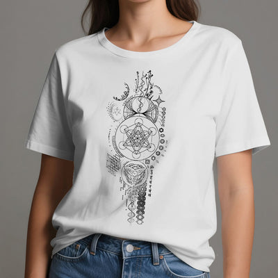 Olivenorma Blume des Lebens Heilige Geometrie T-Shirt