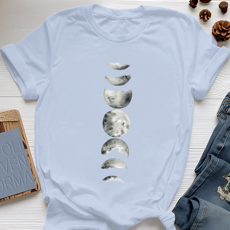 Olivenorma Mondphasen-Meditation T-Shirt
