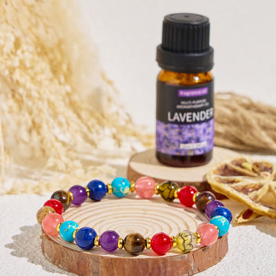 Olivenorma „Nature's Palette“ Positives Edelstein-Armband mit ätherischen Ölen - image 3