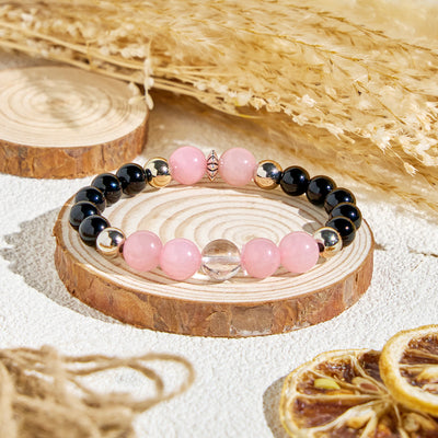 Olivenorma „Rosé & Nacht“ Liebes- und Schutzarmband mit ätherischen Ölen - Nur Armband - image 5