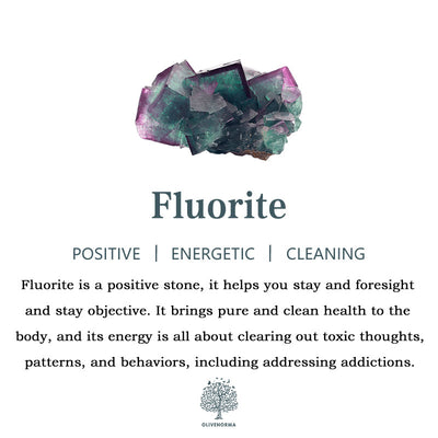 Olivenorma „Forest Breeze“ Fluorit-Armband mit ätherischen Ölen für emotionale Balance - image 8