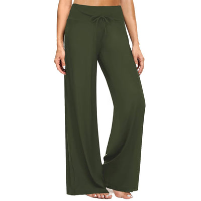 Olivenorma Damen-Pyjamahose, weiche, bequeme Loungehose - Militärgrün - XXL - image 4