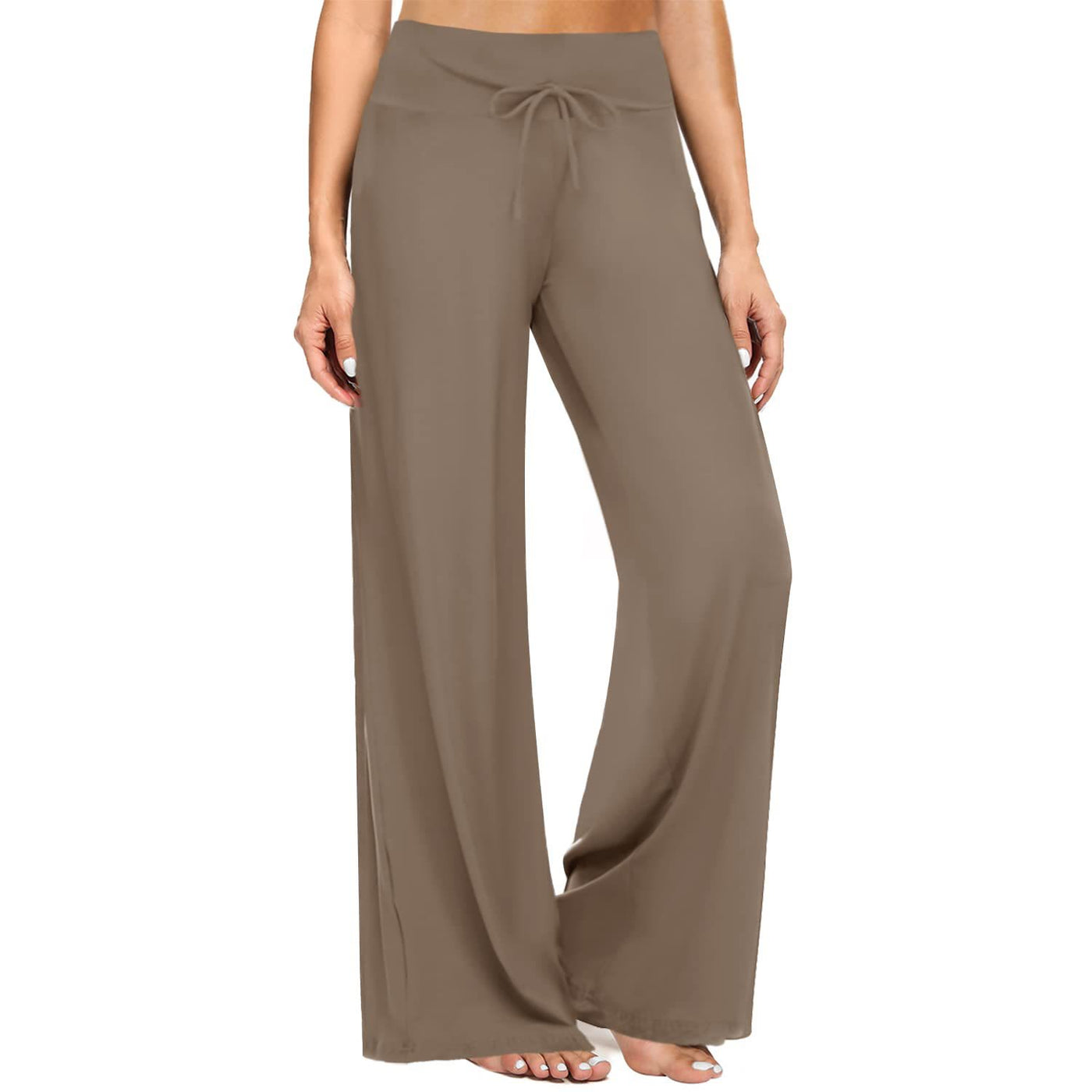 Olivenorma Damen-Pyjamahose, weiche, bequeme Loungehose - Khaki - XXL - image 5