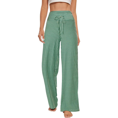 Olivenorma Damen-Pyjamahose, weiche, bequeme Loungehose - Grünes Karomuster - XXL - image 17