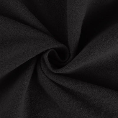 Olivenorma Damenhose aus Baumwollleinen mit weitem Bein