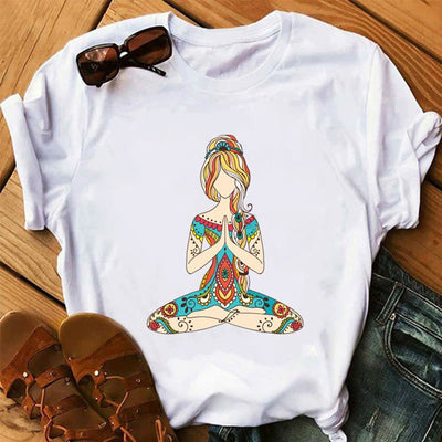 Olivenorma Lotus Yoga Meditation Baum des Lebens T-Shirt