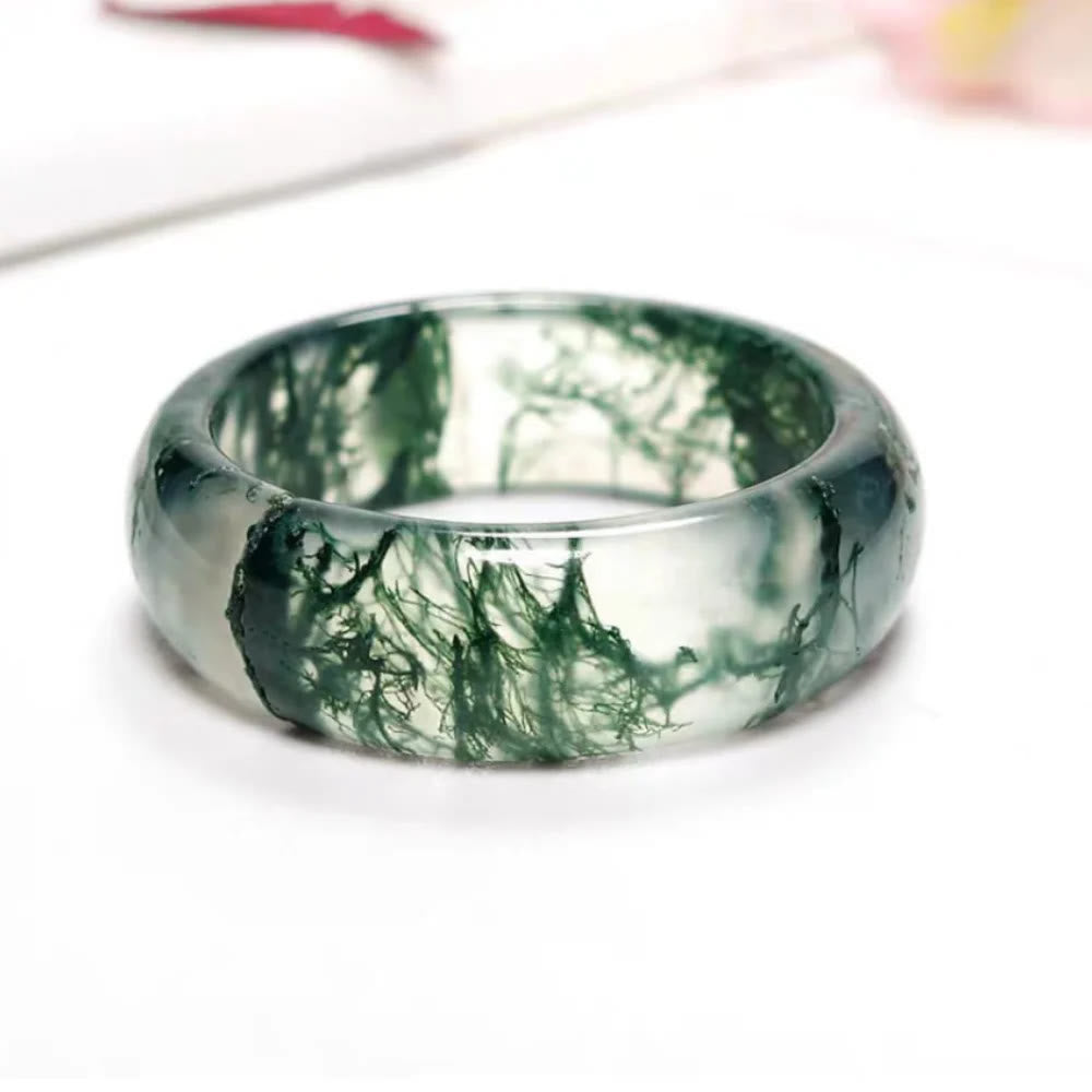Olivenorma„Whispers of the Grove“ Moosachat-Ring - image 7
